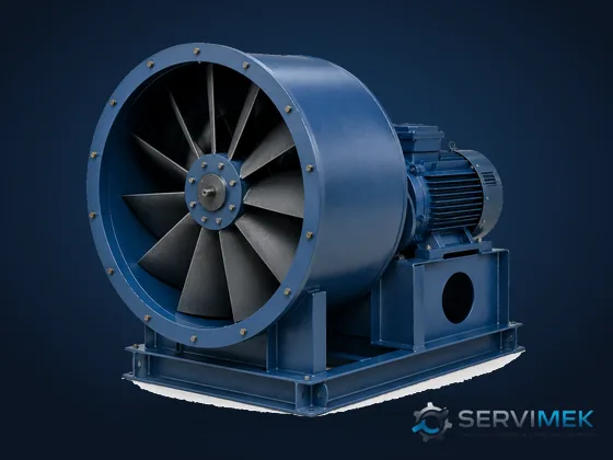 Ventilador centrífugo industrial