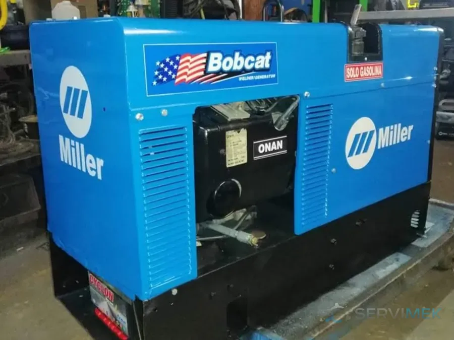 Motosoldadora Miller Bobcat 250 reacondicionada por SERVIMEK