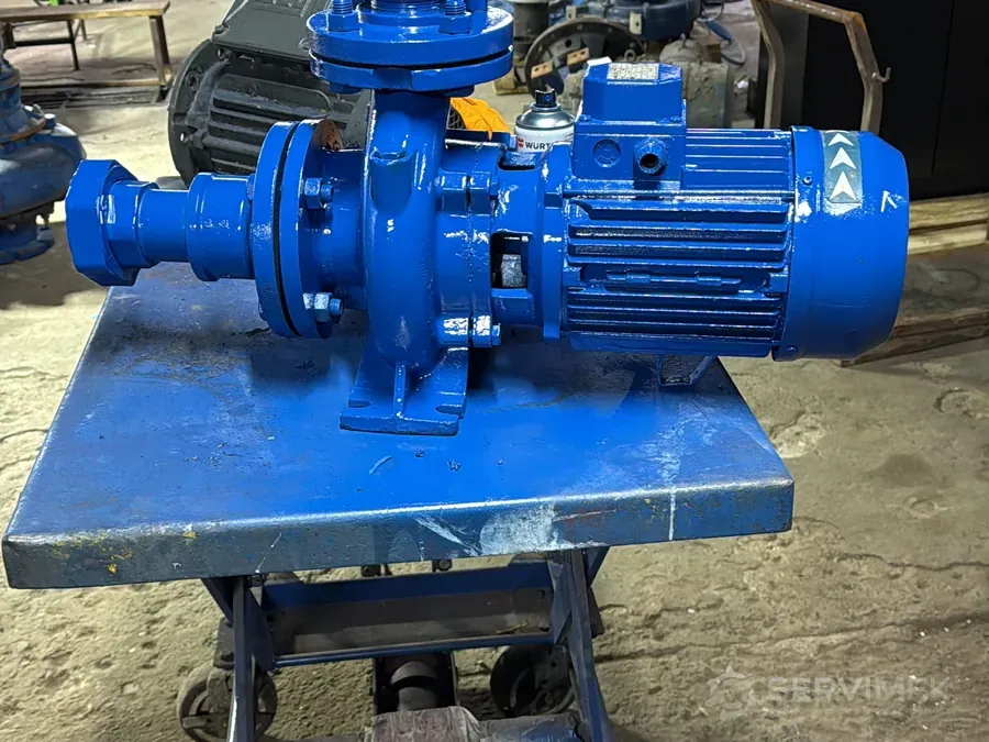 Bomba centrífuga reparado en el taller de SERVIMEK