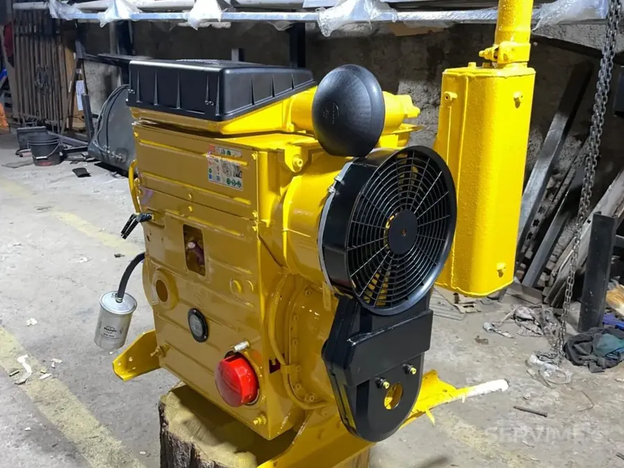 Motor diésel reconstruido reparado en el taller de SERVIMEK