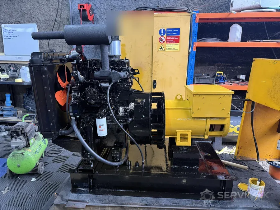 Grupo generador armado reparado en el taller de SERVIMEK