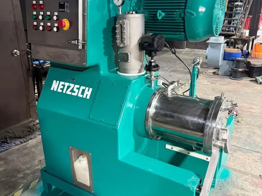 Molino NETZSCH reparado en el taller de SERVIMEK