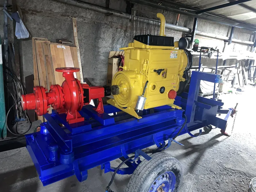 Motobomba de alta presión reparado en el taller de SERVIMEK