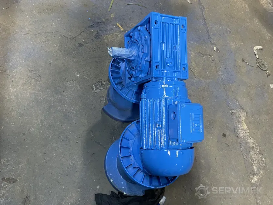 Motorreductores WEG reparado en el taller de SERVIMEK